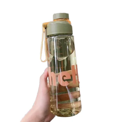 700-800ml Adults Camping Eco-Friendly Portable Plastic Water Bottle with Lid