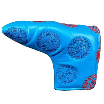Golf Magnet Closed L-shaped Straight Windmill Blade Pattern Putter Golf Head Cover