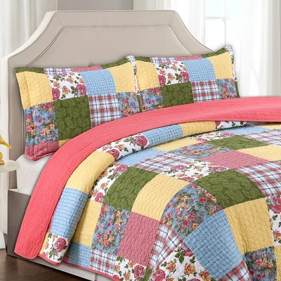 European and American Cotton Quilted Embossed Quilt Set Cotton Bedspreads Sets Luxury Quilt Set king Size Including Pillow Cases