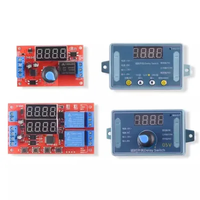 DC 5V 12V 24V 10A Adjustable Time Delay Relay Module LED Digital Timing Relay Timer Delay Trigger Switch Timer Control Switch