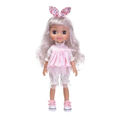 Hot Sale 38cm Lifelike American Baby Dolls Cartoon Silicone Model Toy for Kids Educational Musical Toy for Girls