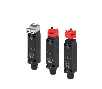 Safety Door Switch 12-24v Interlock Switch PNP 2NO+2NC Emergency Stop Electromagnetic Release for Elevator System Safety