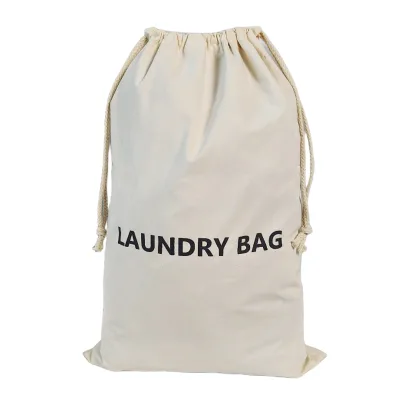 Hotel Drawstring Favor Bags for Laundry Showers Custom Brand for Resorts