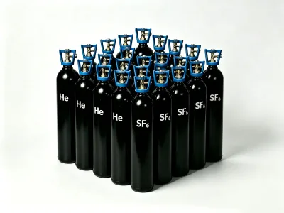 Bulk Supply Steel Sulfur Hexafluoride SF6 Gas 99.995% High Purity Industrial Gas Shandong for Gas-insulated Switchgear Device