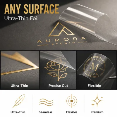 Waterproof Self Adhesive Metal Stickers Electroformed Nickel Logo Stickers Metal Transfer Lettering Stickers Custom