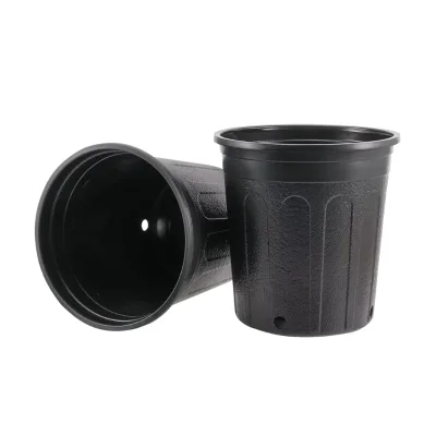 1 Gallon Black Plastic Nursery Plant Pots for Garden Use-for Flowers Seedlings Vegetables Succulents Grow Pots