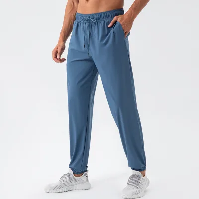 Men Fitness Running Pants Lightweight Breathable Stretch Training Pants 31339