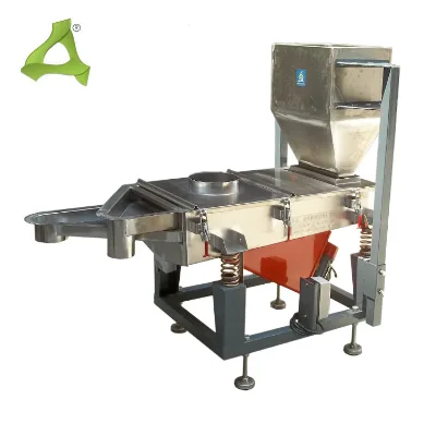 Linear Type Double Vibration Sieving Machine Plastic Pellets Vibrating Screen Automatic Electric Vibrating Sieve for Flax Seed