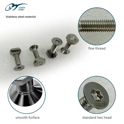 Screws Stainless Steel Surfing Wing Foil Water Sports Efoil Board Surfboard Base Screw Front Wing Hydrofoil Accessory Part M8 M6