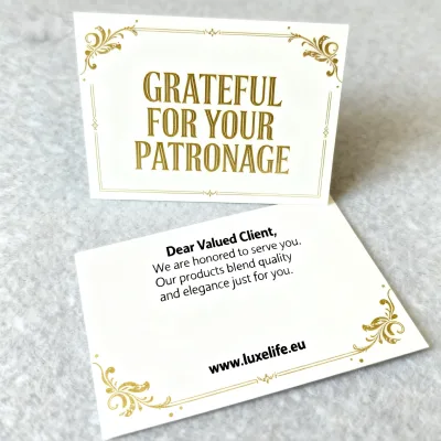 White Black Custom Print Thank You Cards Happy Birthday Greetings Cards