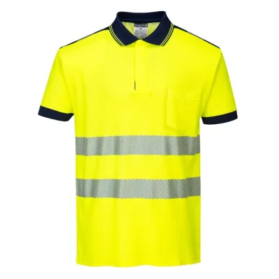For ANSI Class 2 EN ISO 20471 Certified Double Reflective Polyester Material Safety T-Shirt