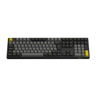 Akko Black & Gold 5108B Plus Cherry Profile Tri-mode Keyboard North-facing RGB ISO Layout Full Keyboard