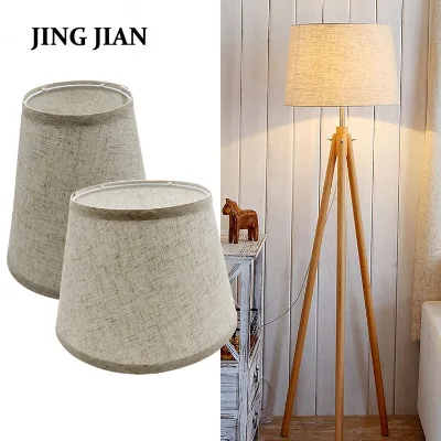 Floor Lamp Shade Fashionable Vintage Linen Lamp Shade Custom Durable Small Mini Circular Truncated Cone Lampshade