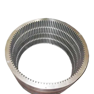 Custom Machined Inner Toothed Gear Sleeve with Large Bore for Plant Equipment Drive Assembly
