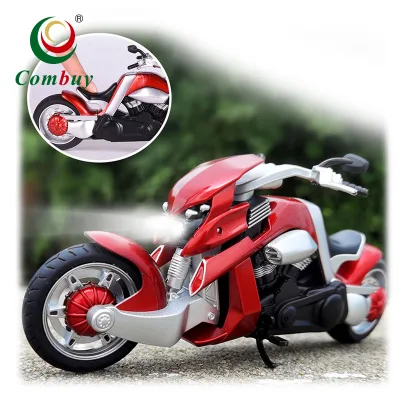 1:12 Diecast Model Car Mini Motorcycle Toys with Light Sounds