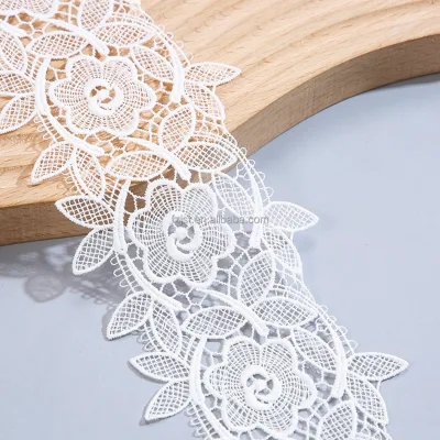 8 cm White Lace Trims for Sewing Fabric Lace Ribbon DIY Handmade Craft Gift Package for Wedding Activities