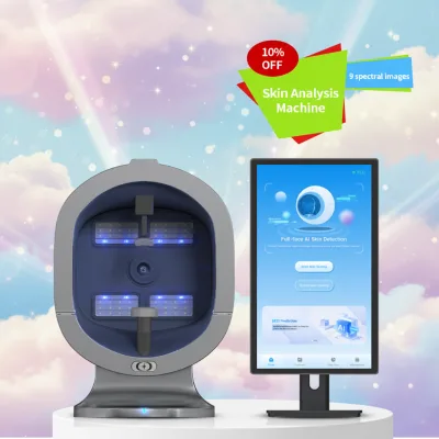 3D UV AI Facial Skin Analyzer Acne Detection Tightening 15-inch Touchscreen Android Multi-Plug Home Use 1-Year Warranty