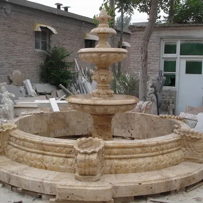 Have in Stocks Custom Size Natural Stone Carving High Quality Marble Fountain for Sale