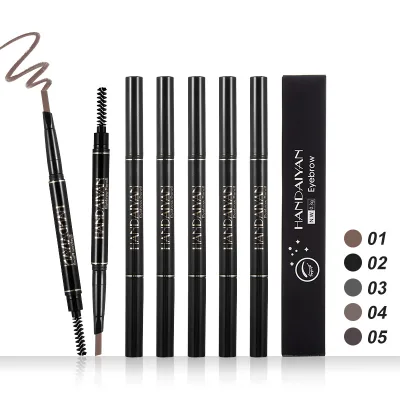 Wholesale 5 Colors Microblading Eyebrow Pen Waterproof Vegan and Cruelty Free Double End Eyebrow Pencil Extension Kits
