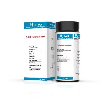 Reagent Strips for Urinalysis Urine test Strip URS-11MA 100pieces/bottle Rapid test 11 Para CE ISO Urine Strips