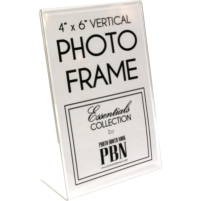 Acrylic Photos Frames with Long Back Flap Wave Goodbye to Photo Droop Crisp Upright Snapshots Dashing Style Forever