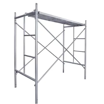 High Quality Customized Size Durable H Steel Frame Hot Dip Galvanized Pipe Folding Scaffold