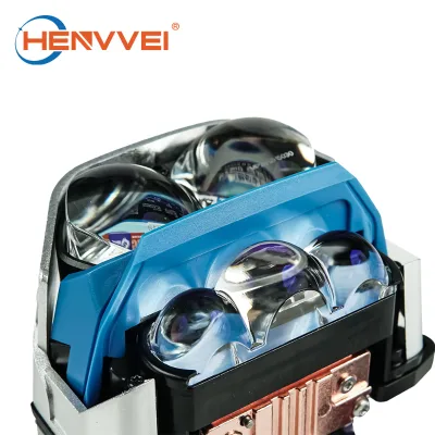 BiLED Projector, the Brand-new HENVVEI Five-eye LED Lens in 2026, Bidirectional Upgrade of Performance and Heat Dissipation