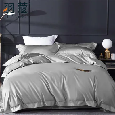 Fashion Home Luxury Egyptian Cotton Bed Linen Set 100% Cotton Flat Sheet Set