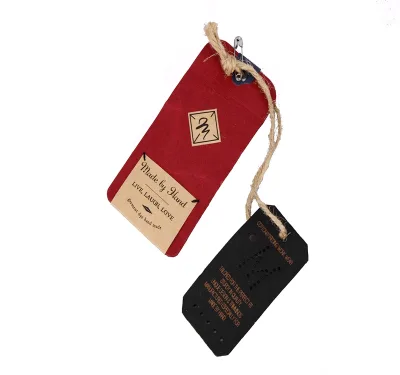 Custom Luxury Hang Tag Garment Paper Hangtag Swing Tag for Clothing and Bag
