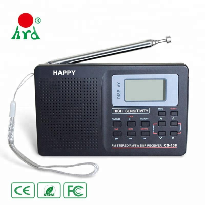 Clear Sound Cheap Portable Am/Fm Radio for Outdoor Sport
