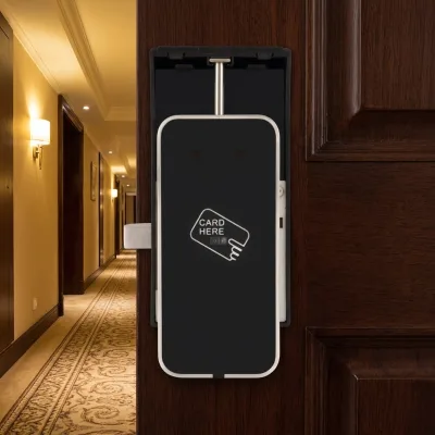 Simple Style Customizable Security Electronic Door Lock Stainless Steel Silver Matte Black Electronic Cabinet Lock
