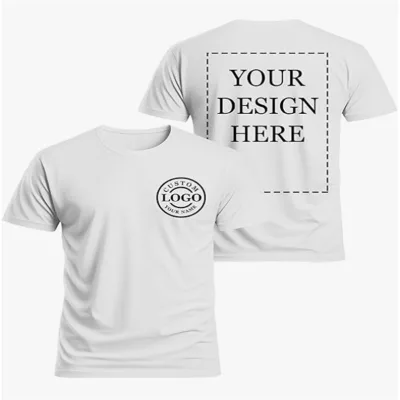Custom Logo T Shirt Factory Direct Breathable Cotton Daily Wear Printed Tees