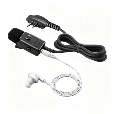 HM-153LA Durable Earphone Microphone Compatible with IC-F29R IC-F29SR2 IC-F29DR IC-F29DR2 IC-F1000 Series and IC-F1100 Series