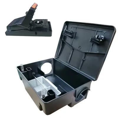 Exterminators Choice Bait Boxes Includes Metal Clip Trap Station Control Rats, Mice and Rodent Live Animal