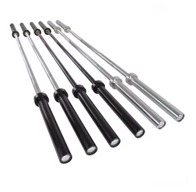 Professional Barbell Weight Bar with Needle Bearings - Plate Loaded Home Gym Equipment for Strength Training