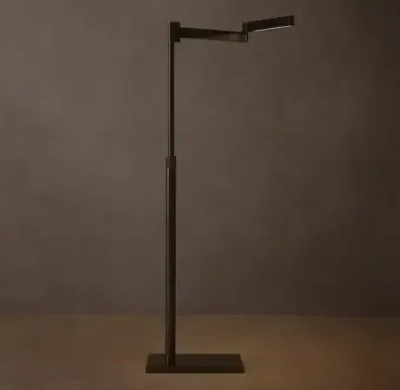 Modern Task Floor Lamp LED Reading Floor Lamp Acquered Polished Brass Antique Bronze for Villa Hotel Bedroom