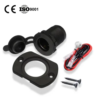 Factory Switch Socket 12V Cigarette Lighter Socket Power Outlet with Mounting Panel for Car Marine Boat Truck | CE Certified