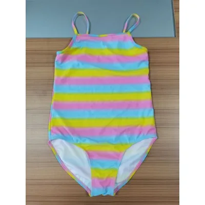 Custom logo one piece children's swimwear