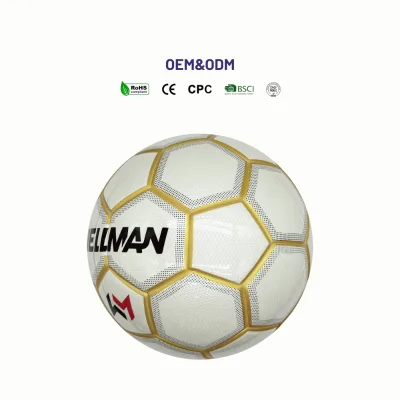 Double Mirror Waterproof Smooth Size5 Football Hot Bonding Process, Club Customized logo Mixed Wholesale