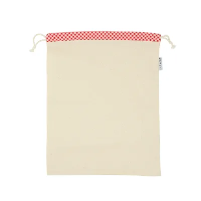 Reusable Organic Cotton Cartoon Pattern Drawstring Packaging Bag & Gift Pouch for Advertising and Daily Use