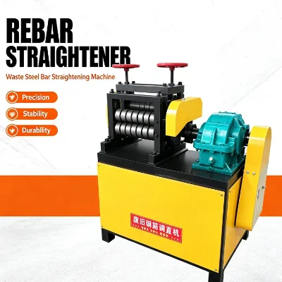 Manual Feed Straightening Machine Steel bar Straightening Recycling Straighteners