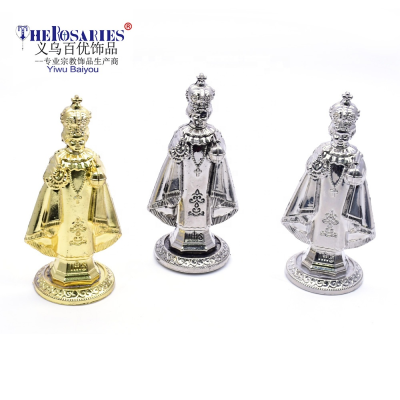 Infant Jesus Metal Christ Statues Antique Orthodox Church Religious Gift Decorative