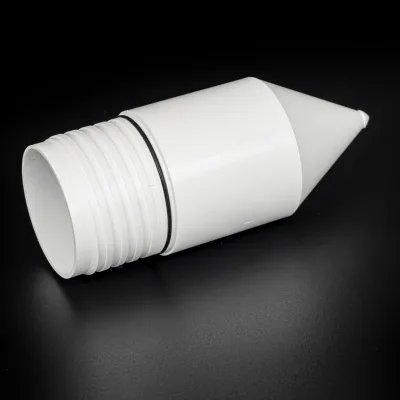 Plastic Pointed End Cap for Well Casing Pipe Long Service Life Leak-Proof for Borehole Well and Groundwater Projects