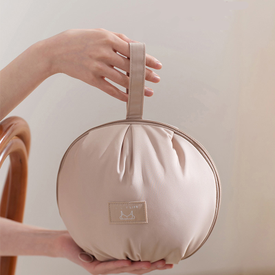 Portable round Polyester Travel Underwear Organizer Bag Multifunctional Lingerie Storage Solution for Bra and Underwear
