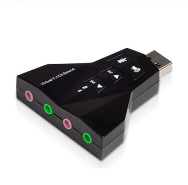 Hot Sale Sound Card Audio Adapter 7.1 Channel USB Sound Card Good Quality