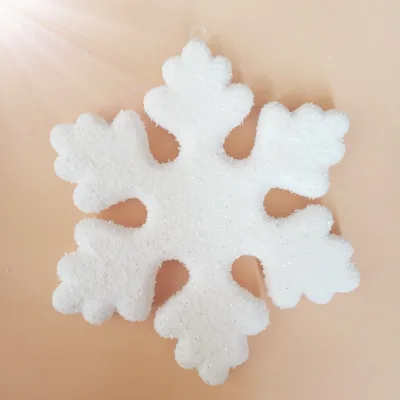 Christmas Large Foam Snowflake for Snow Finished