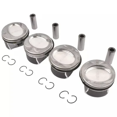 Piston Pin Connecting Rod Piston Ring Kit Engine Piston Set for VW Audi 03C107065BF 03C107065CK CAVA CAVB BMY CAVD BWK