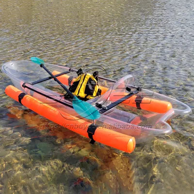 Fascinating Clear Single Person Kayak China Kayak Freestyle Transparent Kayak for Wholesale