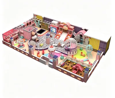 Amusement Equipment Toddler Jungle Gym Role Play House Kids Soft Play Equipment Indoor Soft Play Sets