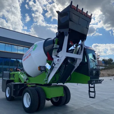 Self Loading Concrete Mixer Truck 3.5m³ Strong Climbing Power Diesel Mixer Truck Mountain Village Infrastructure Building